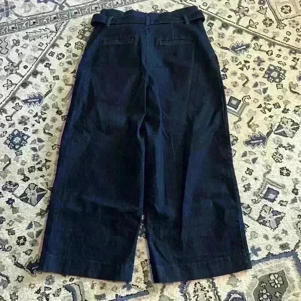 A New Day wide leg pleated jeans women’s dark blue size 12 stretch denim - Picture 8 of 8
